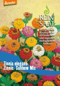 Zinnie Sunbow Mix | BIO Zinniensamen Von Reinsaat