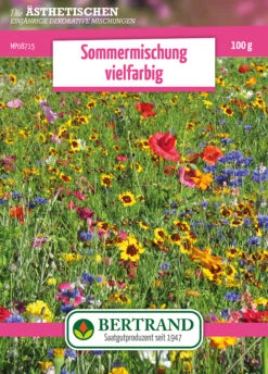 Blumenwiese Sommermischung Vielfarbig (100 G) | Blumensamen Von Bertrand