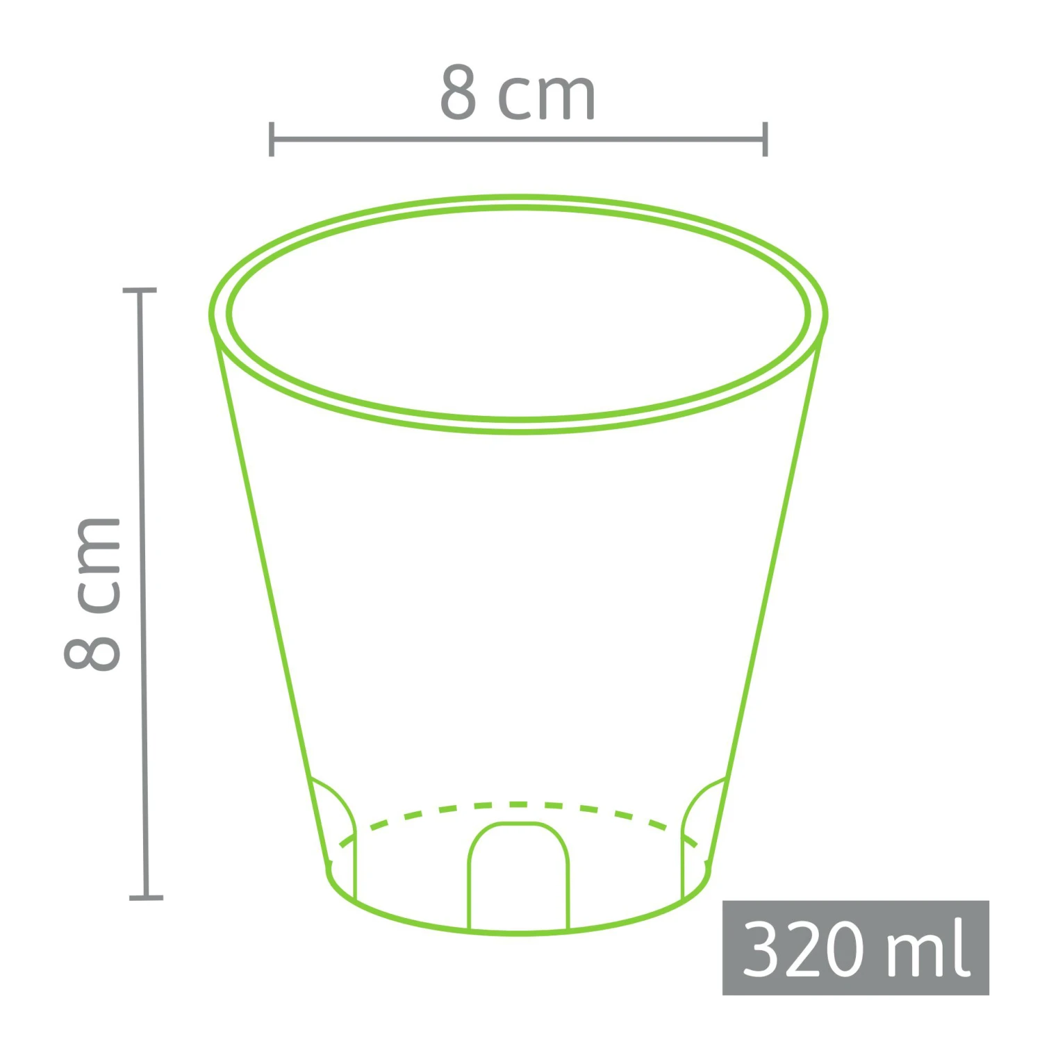 8 X 8 Cm Anzuchttopf Rund (1100 Stück) | Anzuchttöpfe Von Fertil 5 8 X 8 Cm Anzuchttopf Rund (1100 Stück) | Anzuchttöpfe Von Fertil – Bild 3