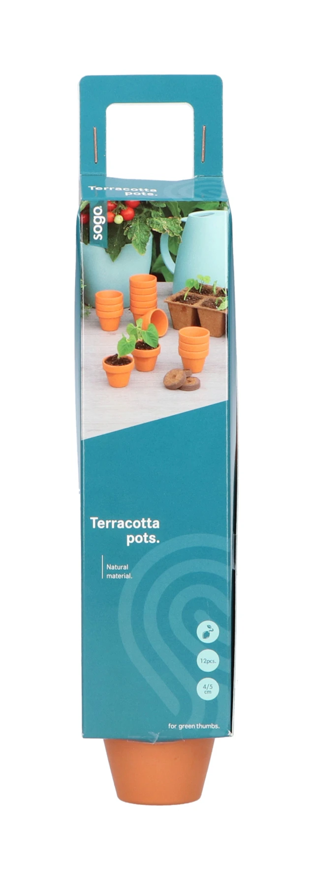 4 X 4,8 Cm Terracotta Töpfe (12 Stück) | Anzuchttöpfe Von Sogo 4 4 X 4,8 Cm Terracotta Töpfe (12 Stück) | Anzuchttöpfe Von Sogo – Bild 2