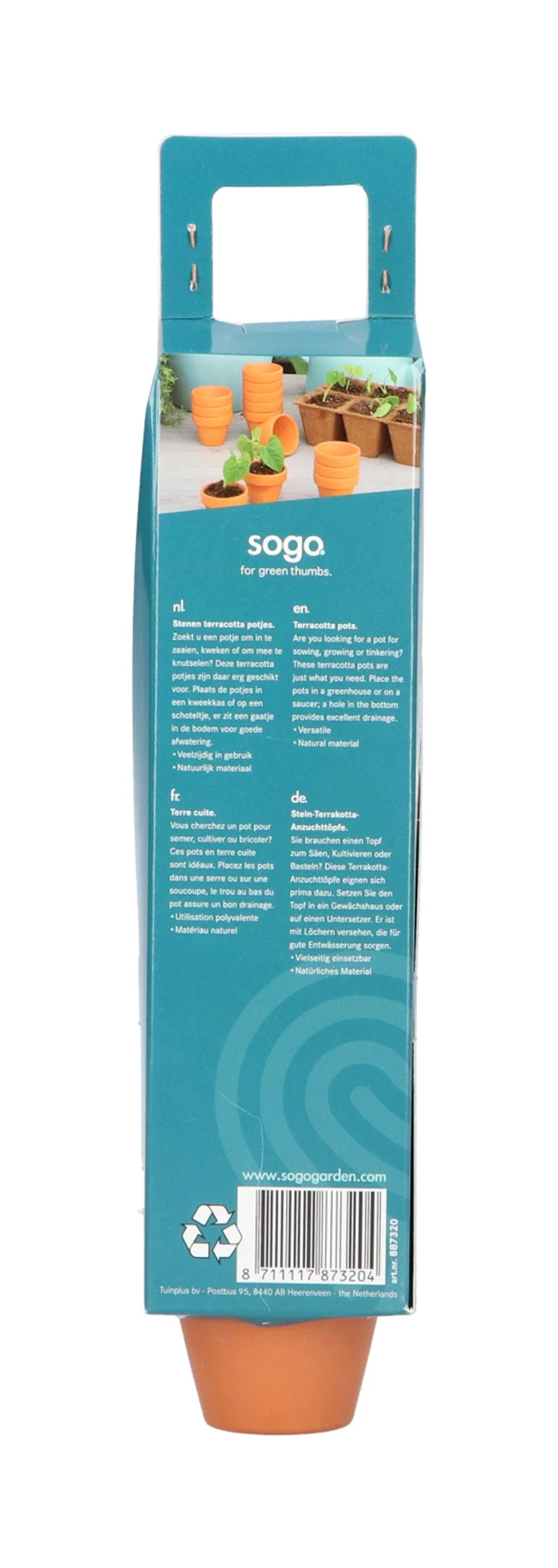 4 X 4,8 Cm Terracotta Töpfe (12 Stück) | Anzuchttöpfe Von Sogo 5 4 X 4,8 Cm Terracotta Töpfe (12 Stück) | Anzuchttöpfe Von Sogo – Bild 3