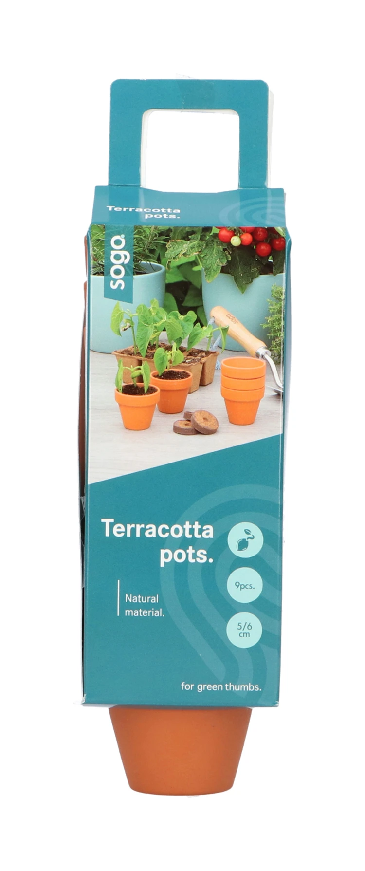 5 X 5,7 Cm Terracotta Töpfe (9 Stück) | Anzuchttöpfe Von Sogo 6 5 X 5,7 Cm Terracotta Töpfe (9 Stück) | Anzuchttöpfe Von Sogo – Bild 4