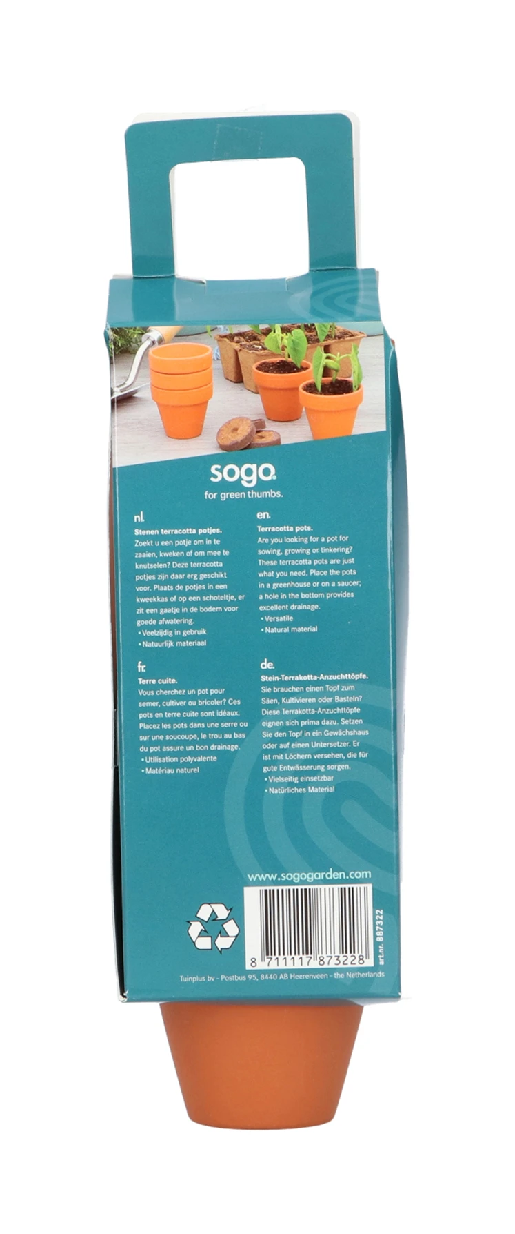 5 X 5,7 Cm Terracotta Töpfe (9 Stück) | Anzuchttöpfe Von Sogo 3 5 X 5,7 Cm Terracotta Töpfe (9 Stück) | Anzuchttöpfe Von Sogo