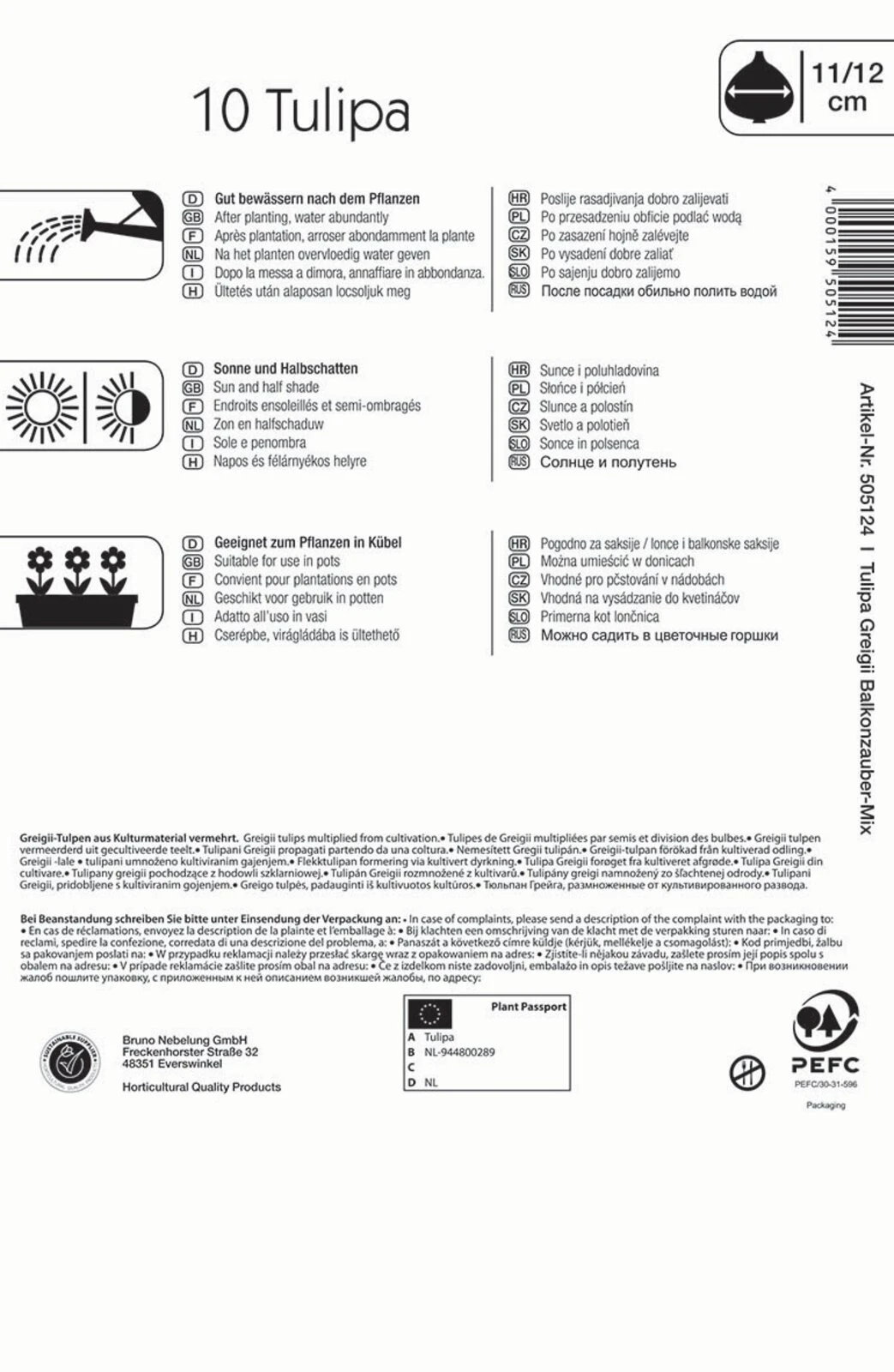 Greigii-Tulpe Balkonzauber Mischung (10 Stück) | Tulpenzwiebeln Von Kiepenkerl 3 Greigii-Tulpe Balkonzauber Mischung (10 Stück) | Tulpenzwiebeln Von Kiepenkerl