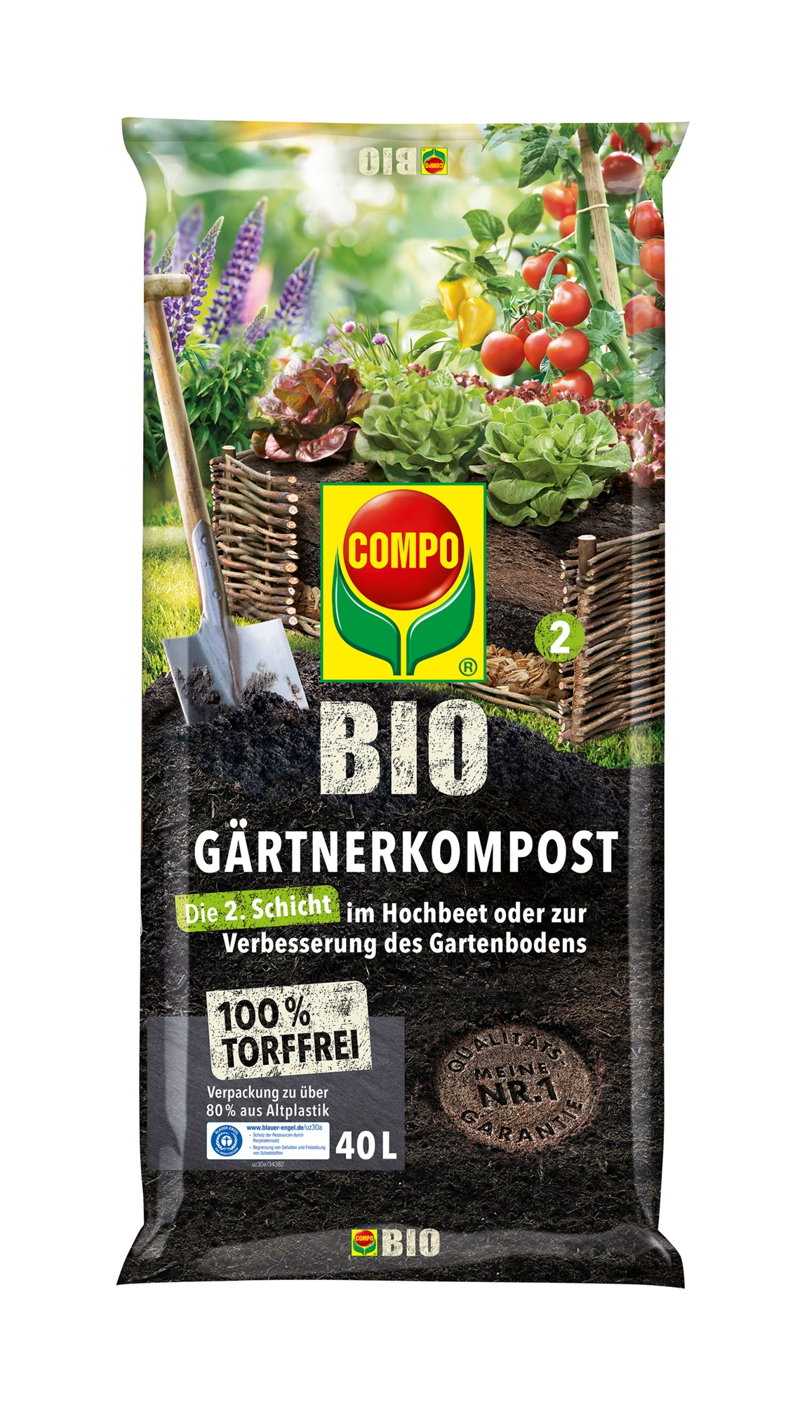 Gärtner-Kompost Torffrei (40 L) | BIO Erden Von COMPO 3 Gärtner-Kompost Torffrei (40 L) | BIO Erden Von COMPO