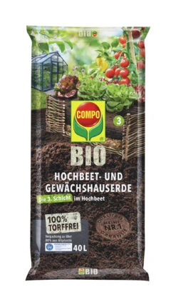 Hochbeet- Und Gewächshauserde (40 L) | BIO Erden Von COMPO
