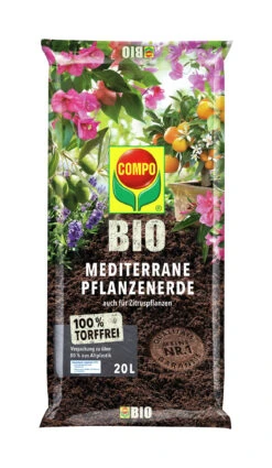 Mediterrane Pflanzenerde Torffrei (20 L) | BIO Erden Von COMPO