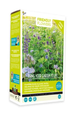 Friendly Flowers XL Sommerblumen Blau (50 M²) | Blumensamenmischung Von Buzzy Seeds