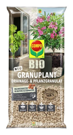 GRANUPLANT Drainage- &amp; Pflanzgranulat (10 L) | BIO Granulat Von COMPO